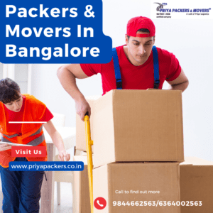 packers and movers in Bangalore